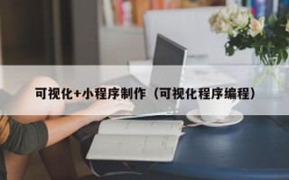 昌邑可视化+小程序制作（可视化程序编程）
